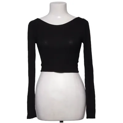 Crop top (Black) from Chiquelle Elastane, Viscose