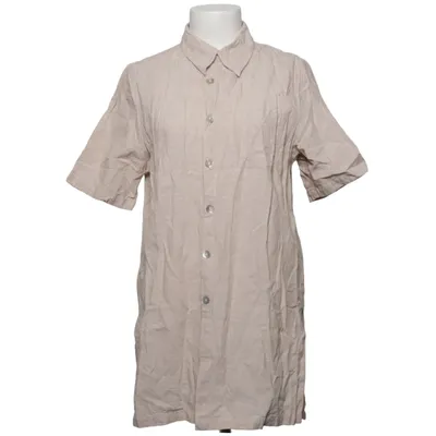 Chemise à manches courtes (Beige) de Miss H Express Coton, Lin