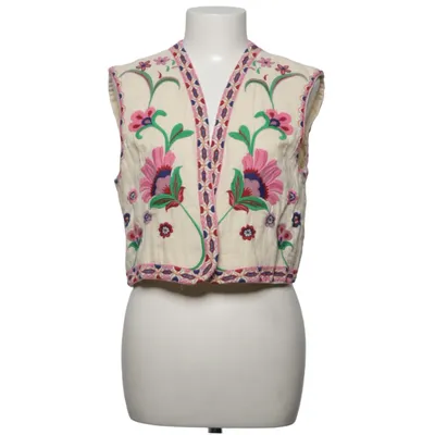 Gilet (Wit, Meerkleurig) van Zara Katoen