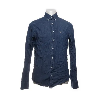 Denim blouse (Blauw) van GANT Katoen