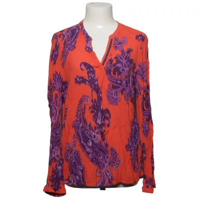Bluse (Orange, Lilla) fra Emily van den Bergh Viscose