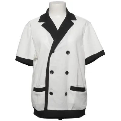 Korte mouwen shirt (Wit, Zwart) van Giovanna Polyester