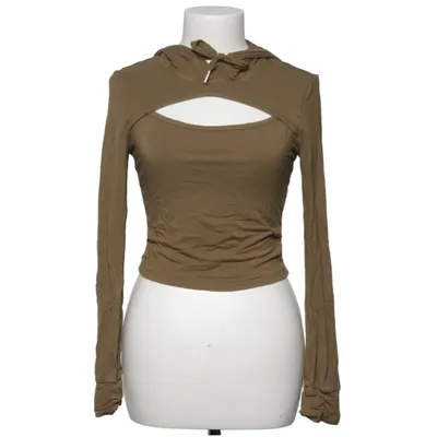 Hoodie (Green) from Halara Elastane, Viscose