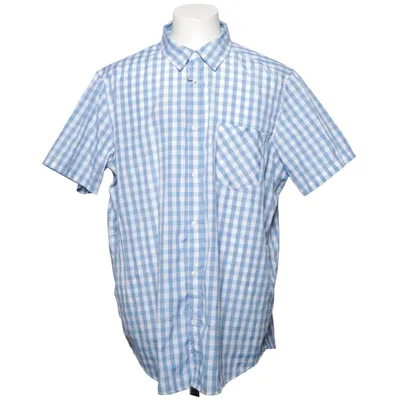 Korte mouwen shirt (Blauw, Wit) van Identic Man Katoen, Polyester