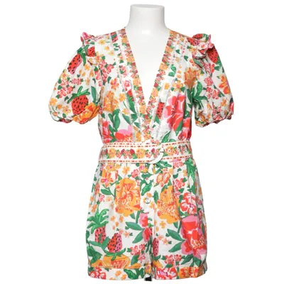 Jumpsuit (Wit, Oranje, Rood, Groen) van Farm Rio Katoen, Viscose