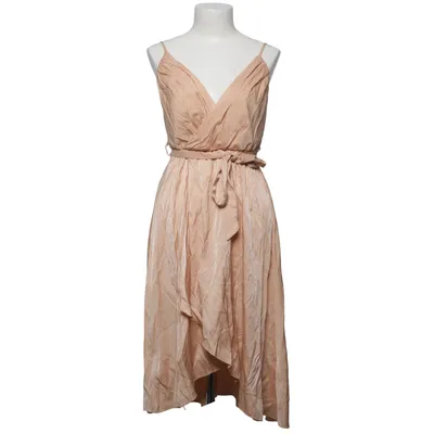Wrap dress (Pink) from Simplee Polyester, Viscose