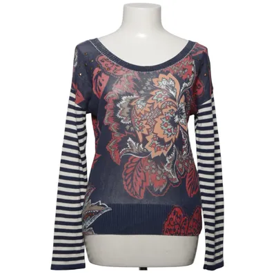 Sweater (Blue, Red, Multicolored) from Dept Acrylic, Viscose