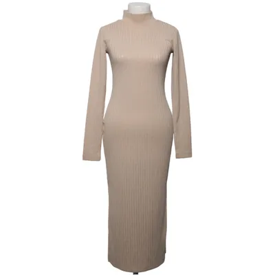 Robe à col roulé (Beige) de NA-KD Reborn Coton, Élasthane, Polyester