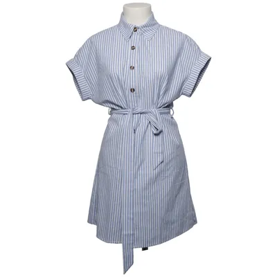 Skjortklänning (Blå, Vit) från Greathe Polyester