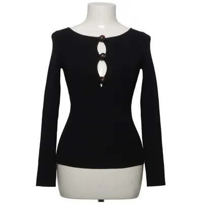 Sweater (Black) from La Maille Sézane Cotton, Elastane, Merino wool, Polyamide