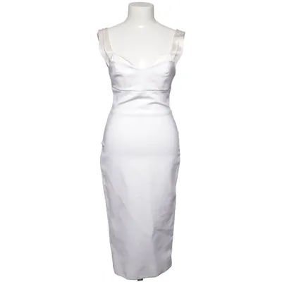 Dress (White) from Victoria Beckham Cotton, Elastane, Polyester, Silk, Viscose