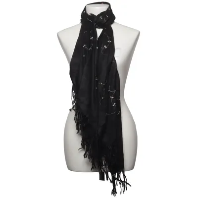Scarf (Black) from Pashmina Cashmere, Silk
