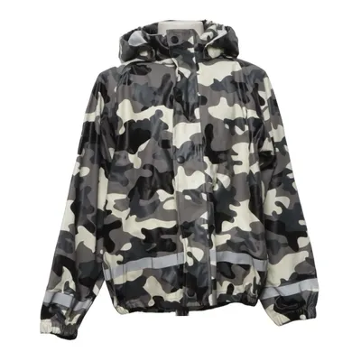 Regnjacka (Svart, Vit, Grå) från Rusk Polyester, Polyuretan