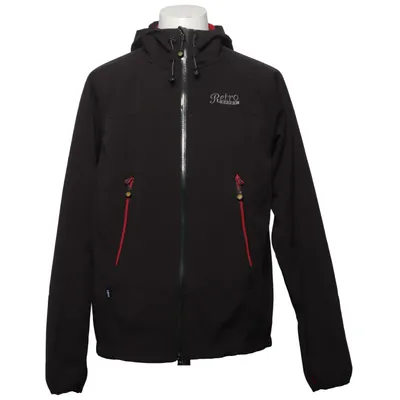 Outdoor jacket (Black, Red) from Retro Sport Elastane, Polyester
