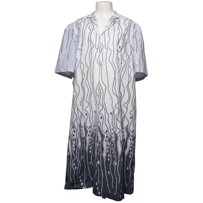 Dress (White, Blue) from Maud Fredin Fredholm Cotton, Polyester