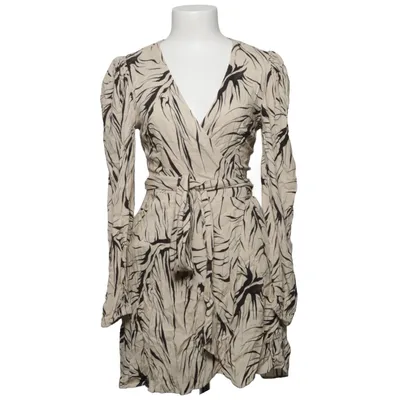 Slå-om-kjole (Beige, Sort) fra Laurella Viscose