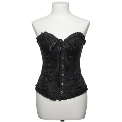 Corset (Noir) Élasthane, Polyester