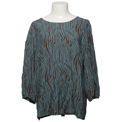 Blouse (Blue, Brown) from Pure Instinct Viscose
