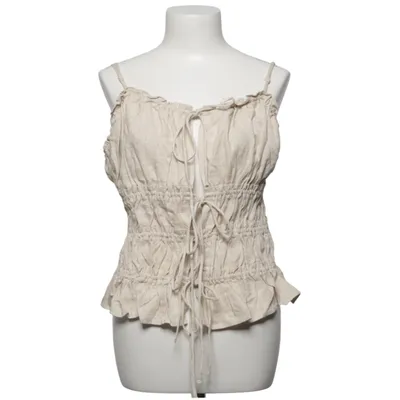 Tanktop  (Beige) fra Divided by H&M Viscose, Linned