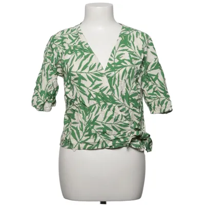 Wikkelblouse (Groen, Wit) van Esmara Polyamide, Viscose