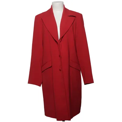 Manteau (Rouge) de Almia Élasthane, Polyester, Laine
