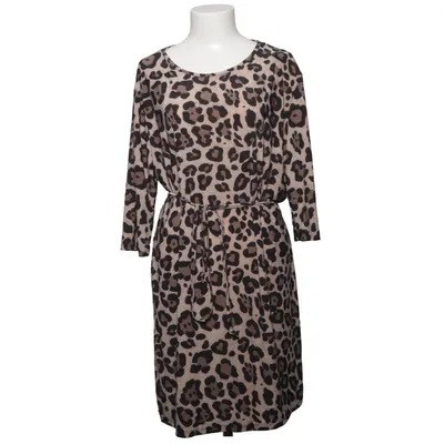 Dress (Beige, Black) from Softer Days Elastane, Polyester