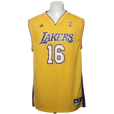 Basketbalshirt (Geel, Lila) van Adidas Polyester