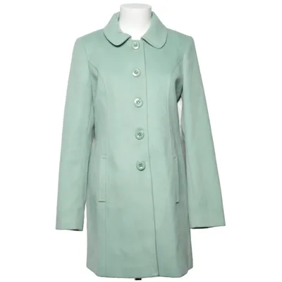 Coat (Green) from Talco Elastane, Polyester, Viscose