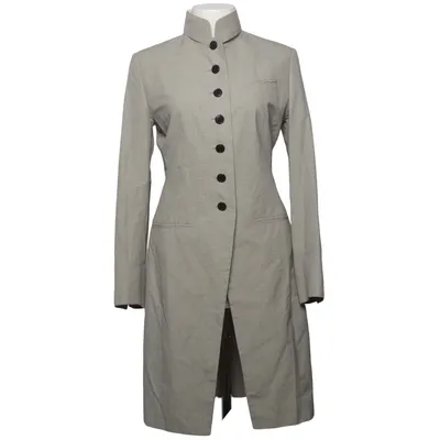 Coat (Gray) from Pauw Amsterdam Cotton, Cupro