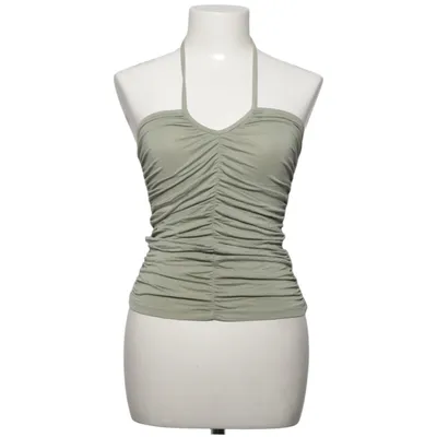Halter neck top (Green) from NA-KD Elastane, Viscose