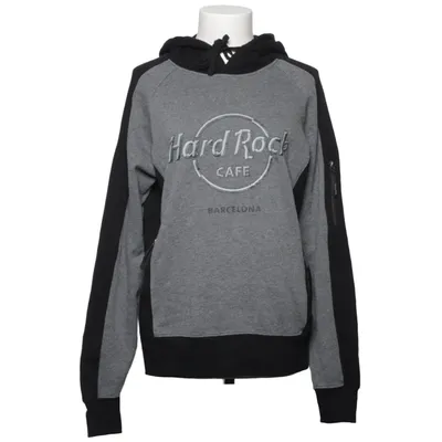 Hoodie (Gray, Black) from Hard Rock Cotton, Polyester