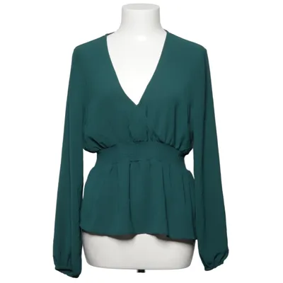 Slå-om bluse (Grøn) fra NLY Trend Polyester