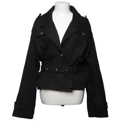 Jeansjacka (Svart) från Blanche Bomull, Polyester