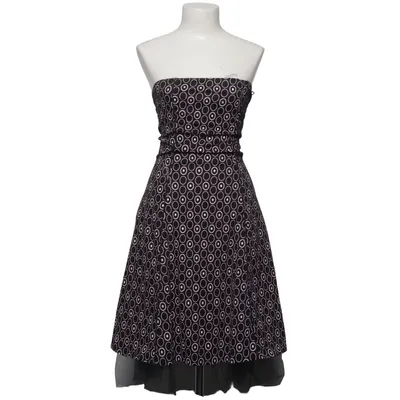 Kleid (Schwarz, Pink) von Cotton Club Baumwolle, Elasthan