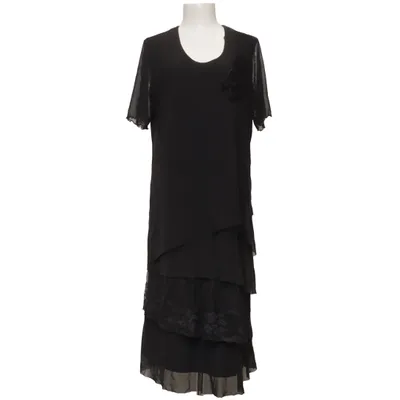 Kleid (Schwarz) von THEA 42 plus Elasthan, Polyamid, Polyester, Viskose