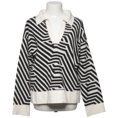 Sweater (Black, White) from River Island Acrylic, Polyamide, Polyester, Viscose