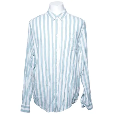 Button down shirt (White, Green) from Pier One Cotton, Viscose