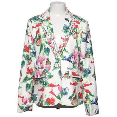 Blazer (Wit, Meerkleurig) van Smashed Lemon Elastaan, Polyester