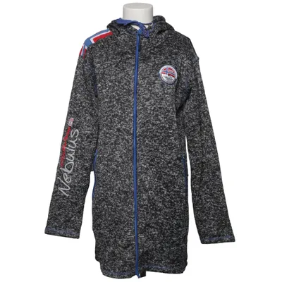 Hoodie (Gray, Blue) from Nebulus Polyester