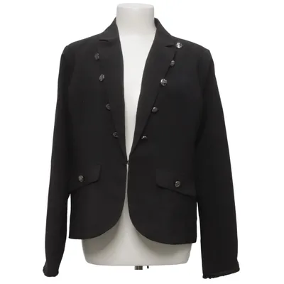 Blazer (Black) from Margit Brandt Elastane, Polyester, Viscose