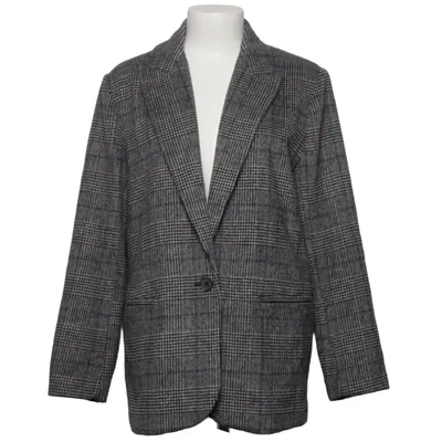 Blazer (Gray, Black, White) from Yaya Women Polyester, Wool