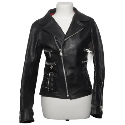 Biker jacket (Black) from Poizen Industries Leather