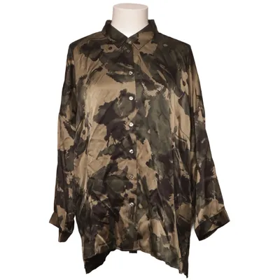 Blus (Grå, Svart, Grön) från InWear Silke, Viskos
