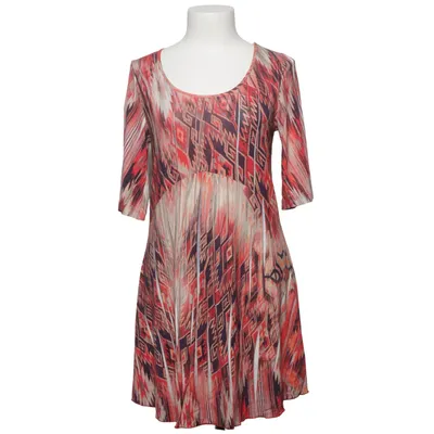 Jurk (Rood, Beige, Meerkleurig) van Lindri Elastaan, Viscose