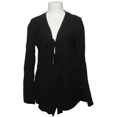 Wikkelblouse (Zwart) van Mat.