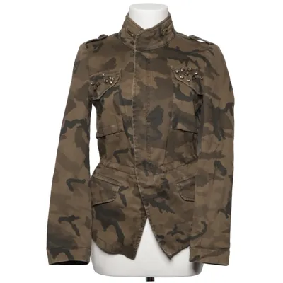 Veste (Vert, Noir, Marron) de Zara Basic Coton, Polyester