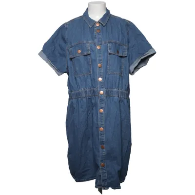 Robe en jean (Bleu) de New Look Curves Coton