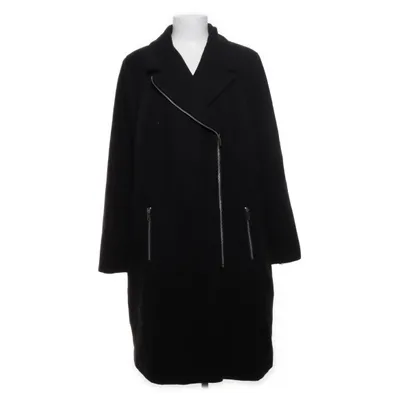 Coat (Black) from Sheego Trend Polyester, Wool