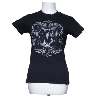 T-shirt (Svart, Vit) från Anvil Bomull