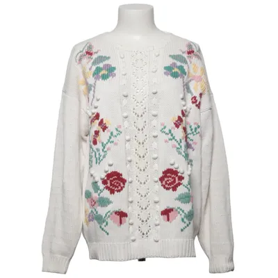 Sweater (White, Multicolored) from Gulins Casual